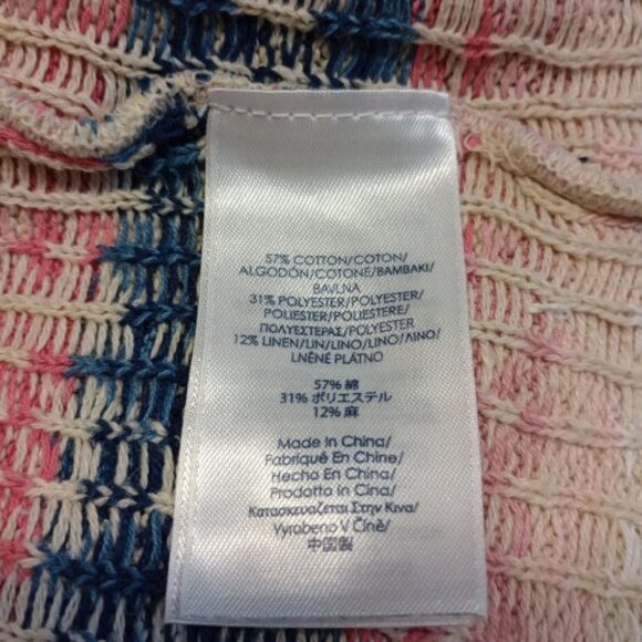 CHAPS Southwestern Short Sleeve Knit Sweater – Women's Size 2X - Picture 4 of 6